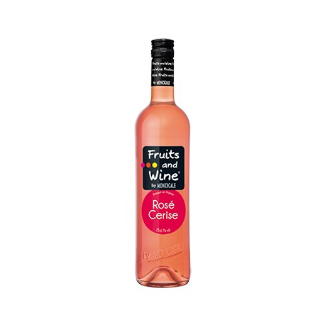 Vin Rosé Aromatisé Cerise FRUITS AND WINE BY MONCIGALE