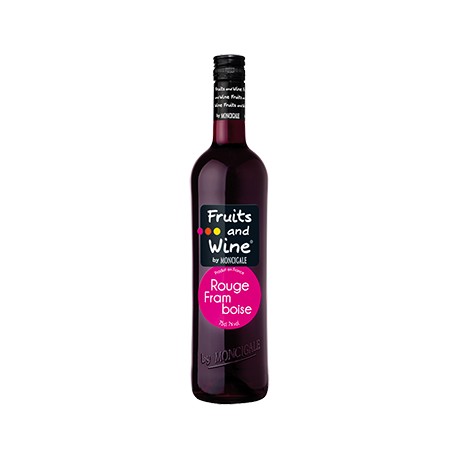 Vin Rouge Aromatisé Framboise FRUITS AND WINE BY MONCIGALE