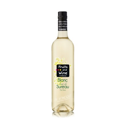 Vin Blanc Aromatisé Fleurs de Sureau FRUITS AND WINE BY MONCIGALE