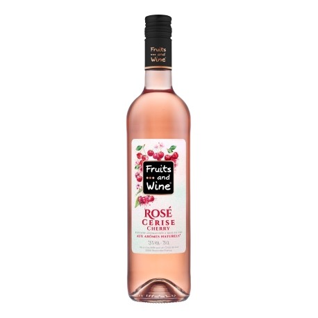 Vin Rosé Aromatisé Cerise FRUITS AND WINE