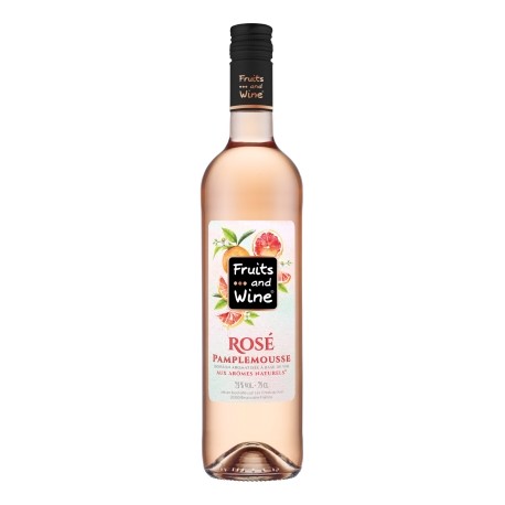 Vin Rosé Aromatisé Pamplemousse FRUITS AND WINE