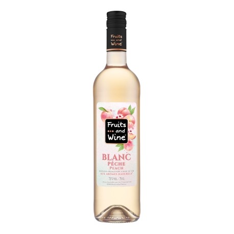Vin Blanc Aromatisé Pêche FRUITS AND WINE